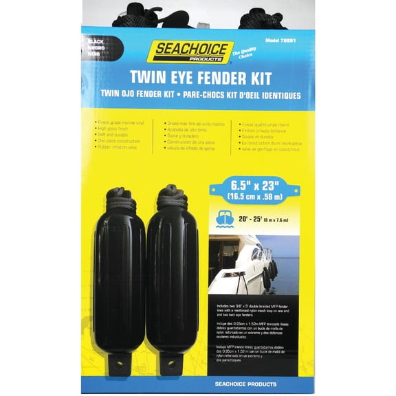 Seachoice Prod Seachoice Twin Eye Boat Fender Kit - Single Pack