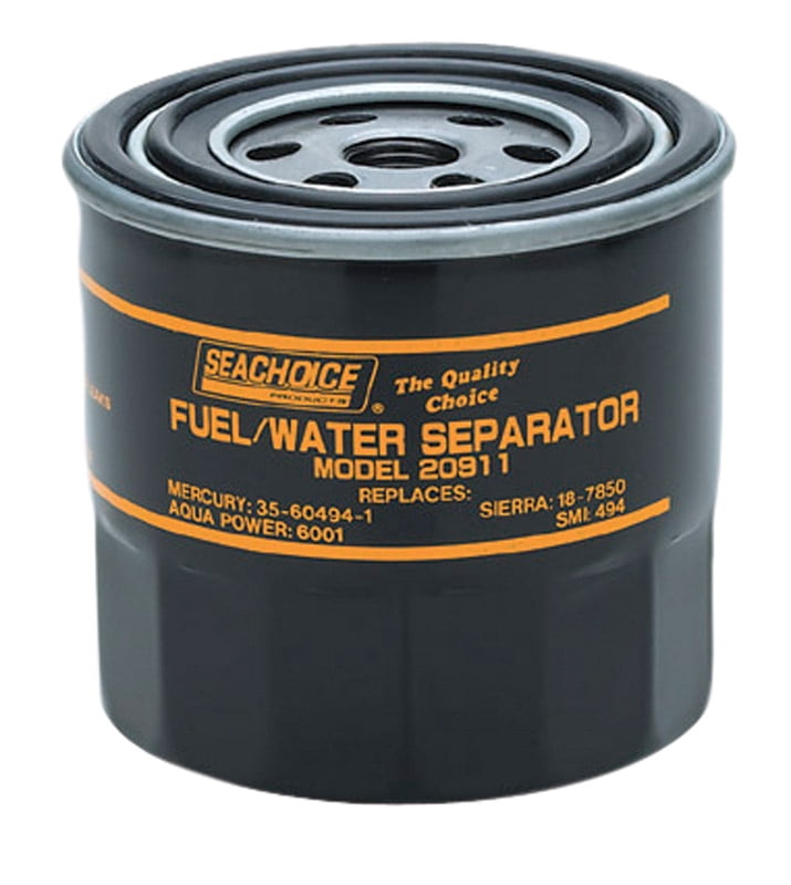 Seachoice Replacement Fuel/Water Separator Canister, 28 Micron