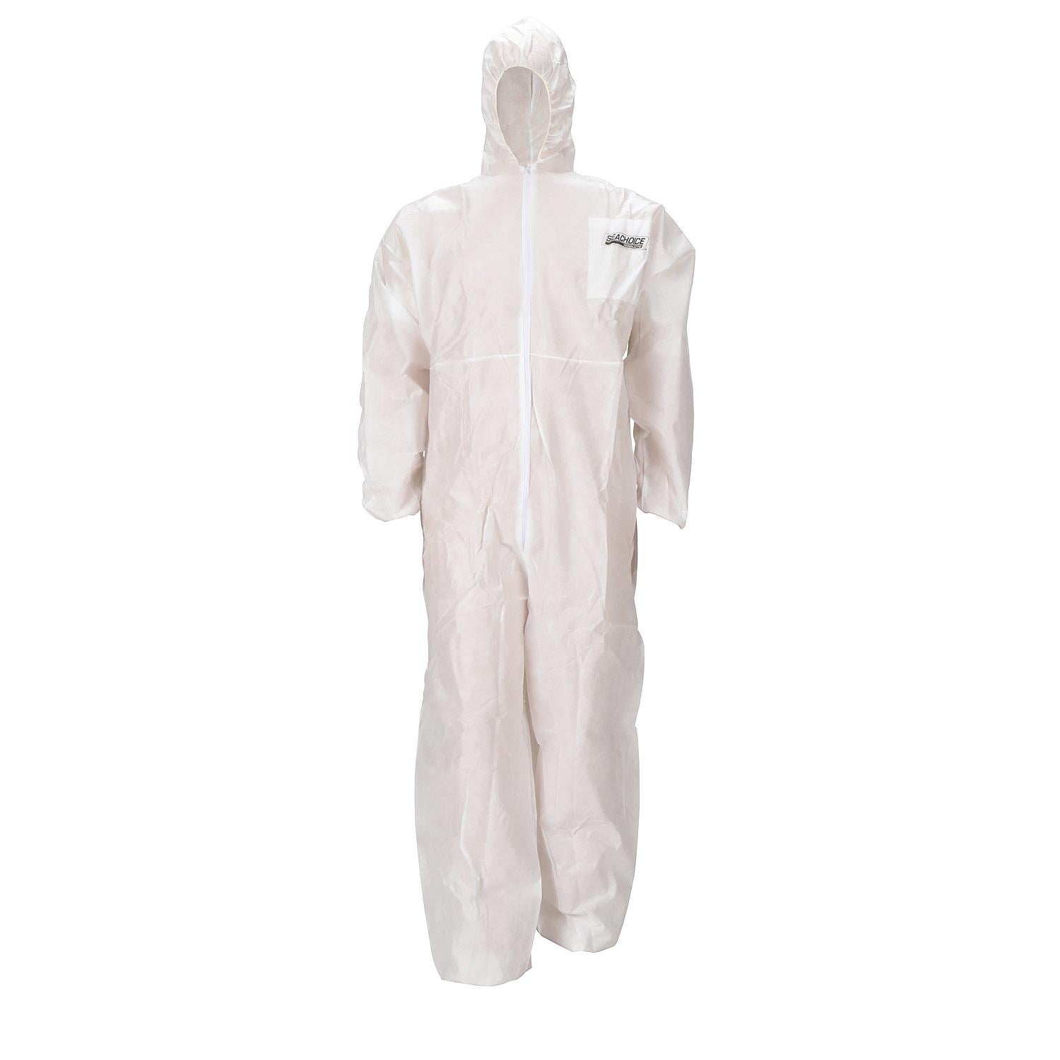 Seachoice SMS Breathable Disposable Paint Suit With Hood