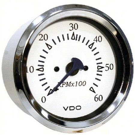Seachoice Series Gauges 0-6,000 RPM 3-3/8" Tachometer for Sterndrive