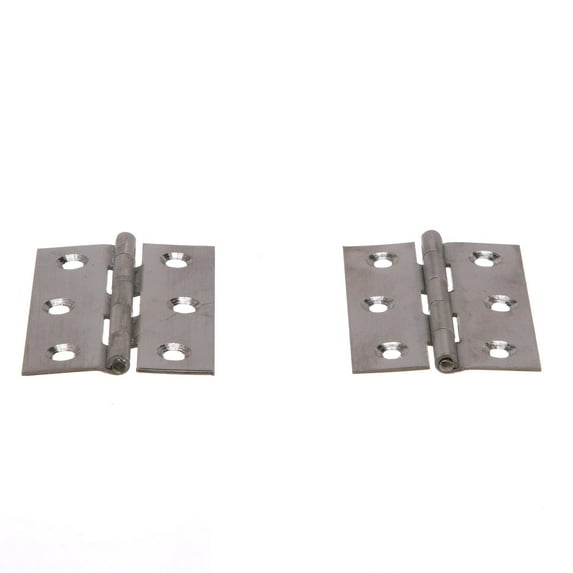 Seachoice Stainless Steel Fast Pin Type Butt Hinges, 2-pack
