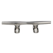 Attwood 8 Inch Galvanized Iron Dock Cleat - Rugged Boat Dock Hardware
