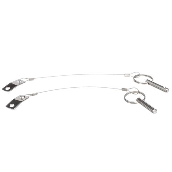 Seachoice Tethered Stainless Steel Quick Disconnect Release Pins, 1/4 In.