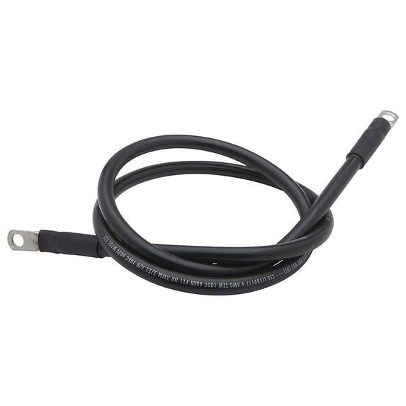 Seachoice Tinned Copper Battery Assembly, 4 AWG, Black