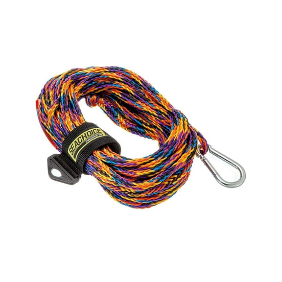 Seachoice 86681 Tow Rope, 1 Section, 2,375-Pound Tensile Strength, Meets AWSA Requirements, 50 Feet Long