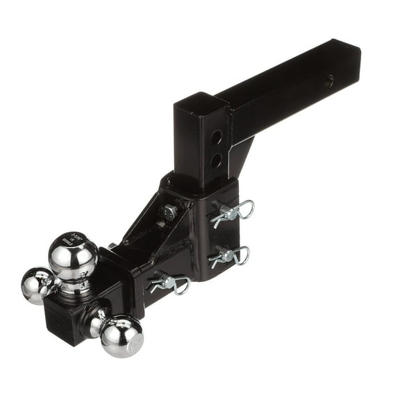 Seachoice Tri-Ball Adjustable Trailer Hitch, Fits 1-7/8", 2" and 2-5/16" Balls