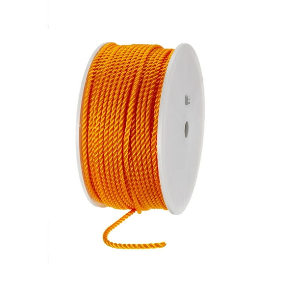 Seachoice Twisted Braid Polypropylene Spool, Yellow, Floats, ⅜ In. X 600 Ft., 100% Polypropylene