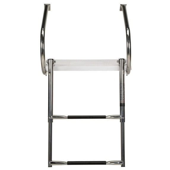 Seachoice Universal Swim Platform w/ Top-Mount Telescoping Ladder, 2 Step Ladder, Inboard/Outboard