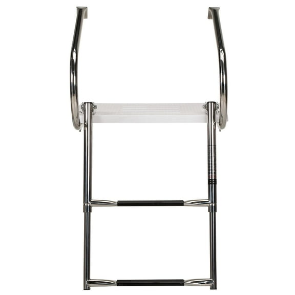 Seachoice Universal Swim Platform w/ Top-Mount Telescoping Ladder, 2 Step Ladder, Inboard/Outboard