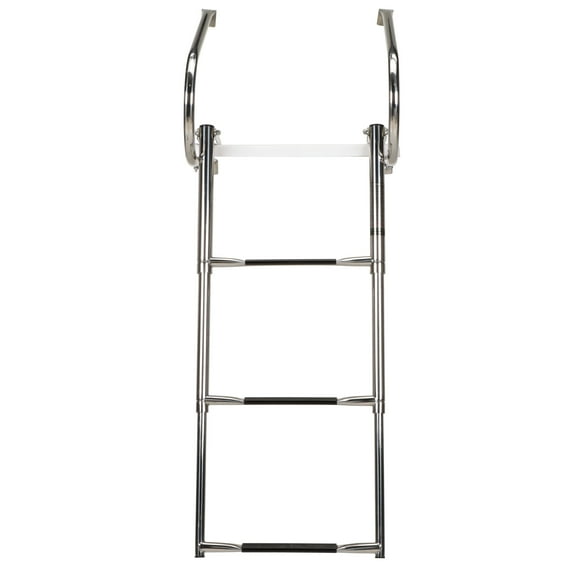 Seachoice Universal Swim Platform w/ Top-Mount Telescoping Ladder, 3 Step Ladder, Inboard/Outboard