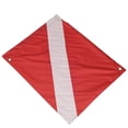 thumbnail image 1 of Seachoice Vinyl Diver Down Flag, Boat Diving Flag, Removable Stiffener, 20 In. X 24 In., 1 of 5