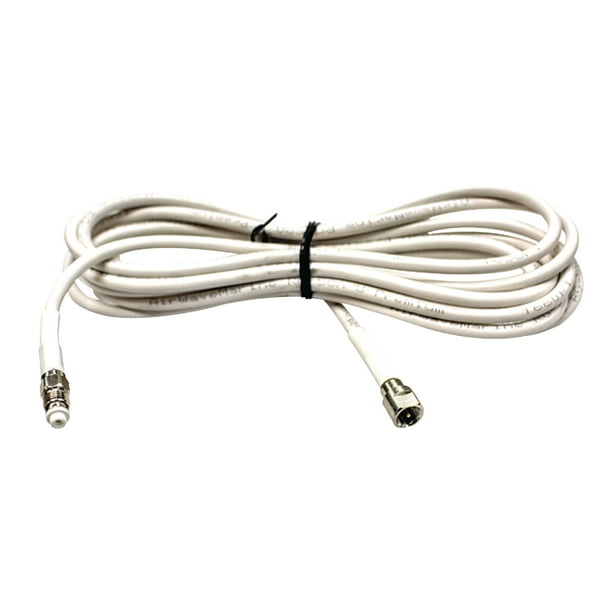 Seachoice White Coax VHF Antenna Cable Extension with FME