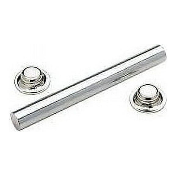 Seachoice Zinc Plated Steel Roller Shaft with 2 Pal Nuts