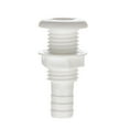 thumbnail image 1 of Seachoice18051 3/4" White Plastic Thru-Hull with Broad Flange, 1 of 5