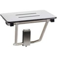 thumbnail image 1 of Seachrome 18" x 15" White Folding Wall Mount Shower Seat Bench, ADA Compliant, 1 of 7