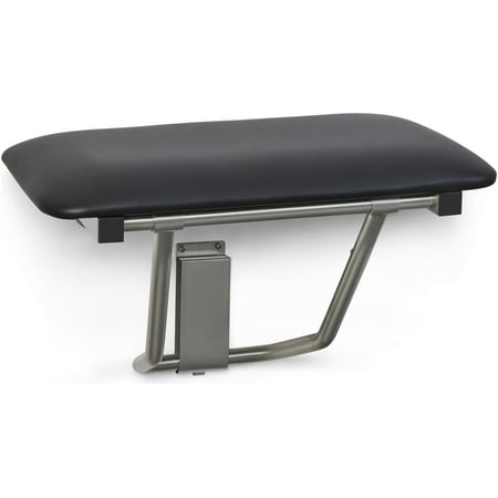 Seachrome SSB-180150-NB Signature 18" Wall Mounted Folding Shower Seat - Black