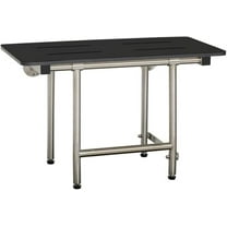 Seachrome Ssb2-180150-Ps Signature 18" Wall Mounted Phenolic Shower Seat - Black