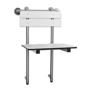 Seachrome SSGBH-180160-PW Lifestyle & Wellness 18 Portable Folding Walk-In Shower Seat -