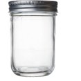 thumbnail image 1 of Seacoast Wide Mouth Mason Jars with Steel Lids and Bands, 6.75-Ounces (12-Pack), 1 of 4