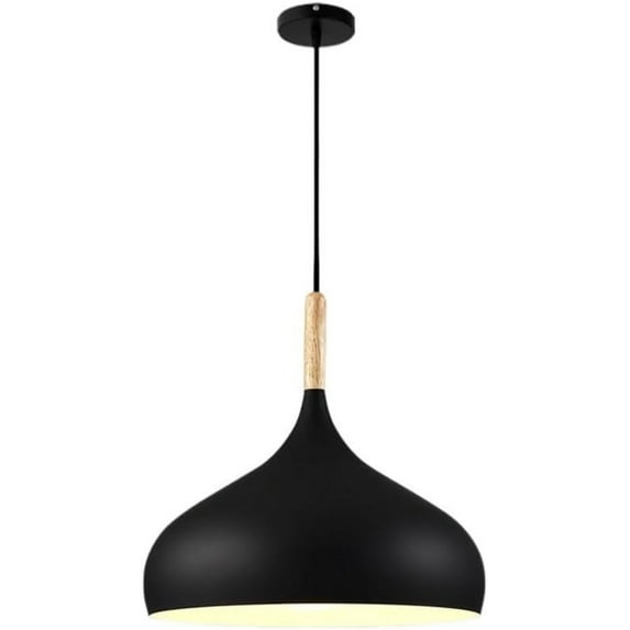 Seacoi Rustic Metal Pendant Light Fixture for Dining Room, Colorful Minimalist Farmhouse Pendant Lamp for Kitchen Island, Retro Industrial Pendant Lighting, Modern Pendant Light Fixure