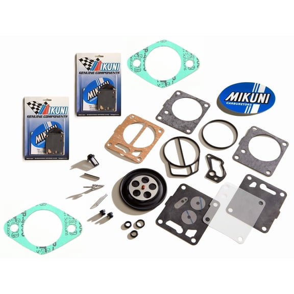 Seadoo GTX GSX Genuine Mikuni Twin Carb Carburetor Rebuild Kit & Base Gaskets