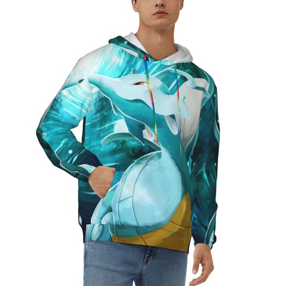 Seadra Men's Graphic Hoodies Novelty Long Sleeve Pullover Hoodie Casual Y2k Unisex Hooded Sweatshirts With Pockets