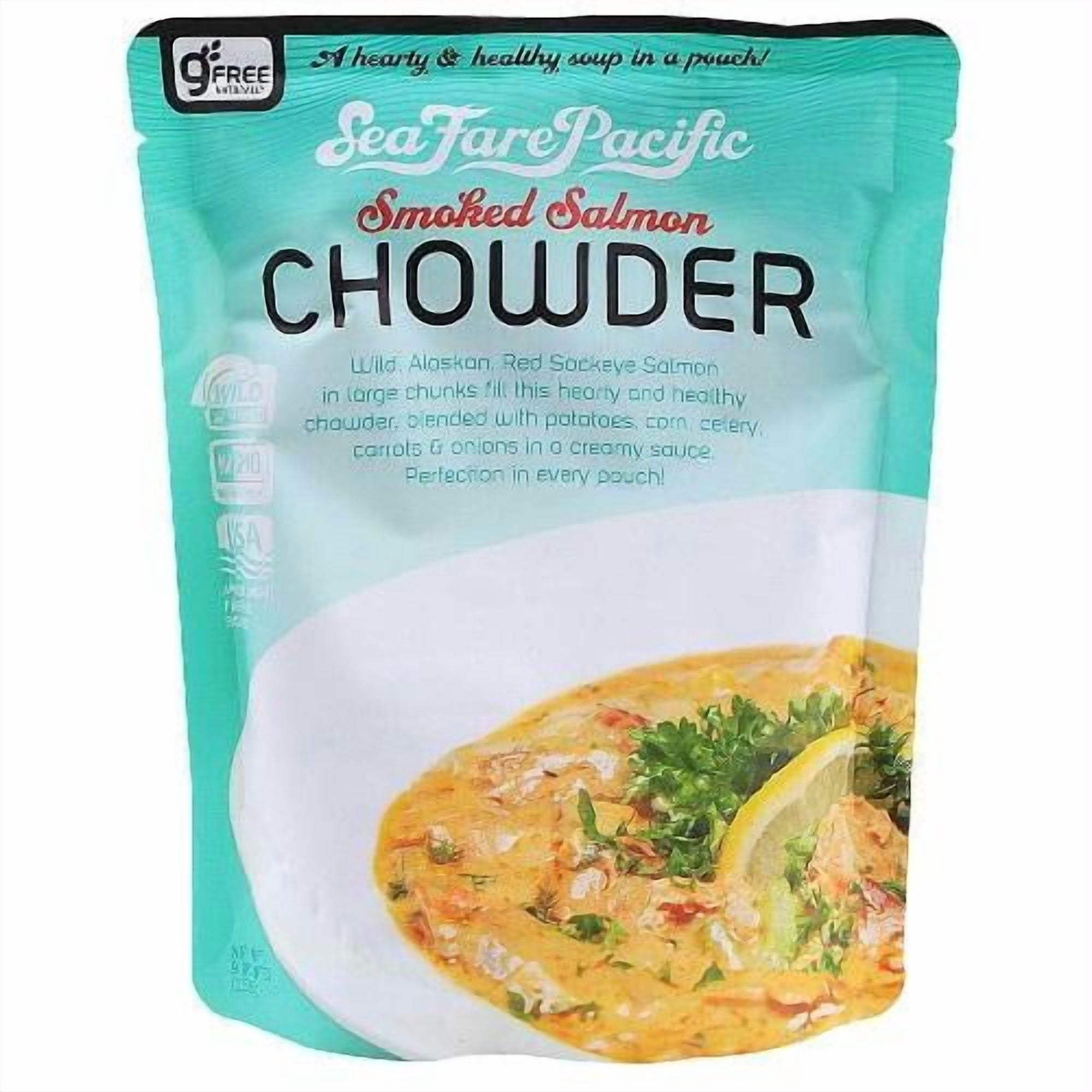 Seafare Pacific Smoked Salmon Chowder (8x9 Oz)