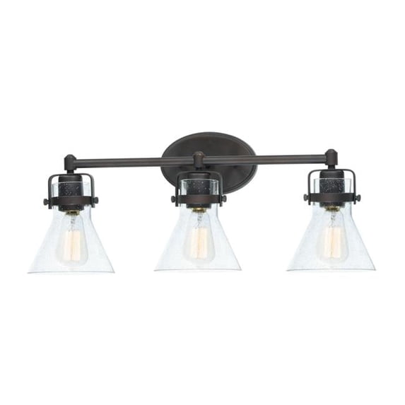 Seafarer 3-Light Bath Vanity Wall Light, Oil Rubbed Bronze