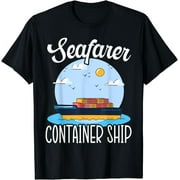 Seafarer Container Ship Maritime Shipment Cargo Ship T-Shirt