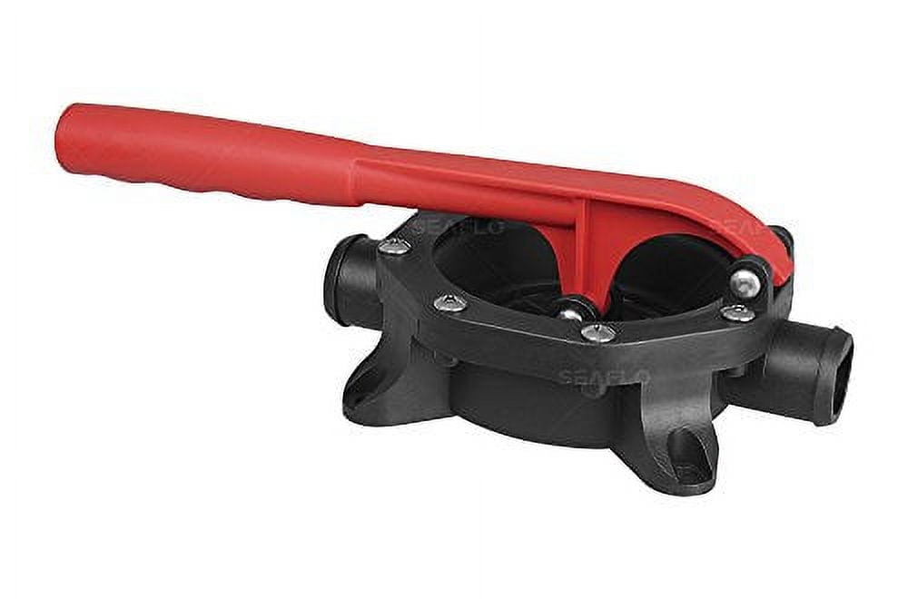 Red and Black Polypropylene Diaphragm Hand Pump