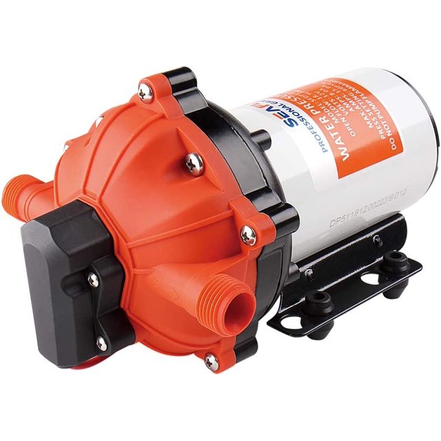 Seaflo 12V DC 5.5 GPM 60 PSI 51Series Diaphragm Water Pressure Pump