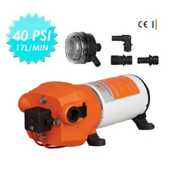 Seaflo 12V WATER PRESSURE DIAPHRAGM PUMP 4.5GPM 17 L/MIN 40 PSI Caravan/RV/Boat/Marine