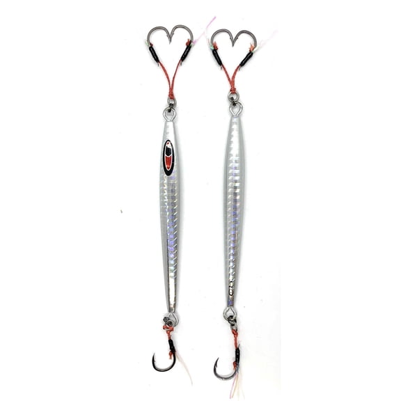 Seafloor Control Tiny Oblique Lightweight Metal Jig with Assist Hooks for Saltwater Jigging Fishing