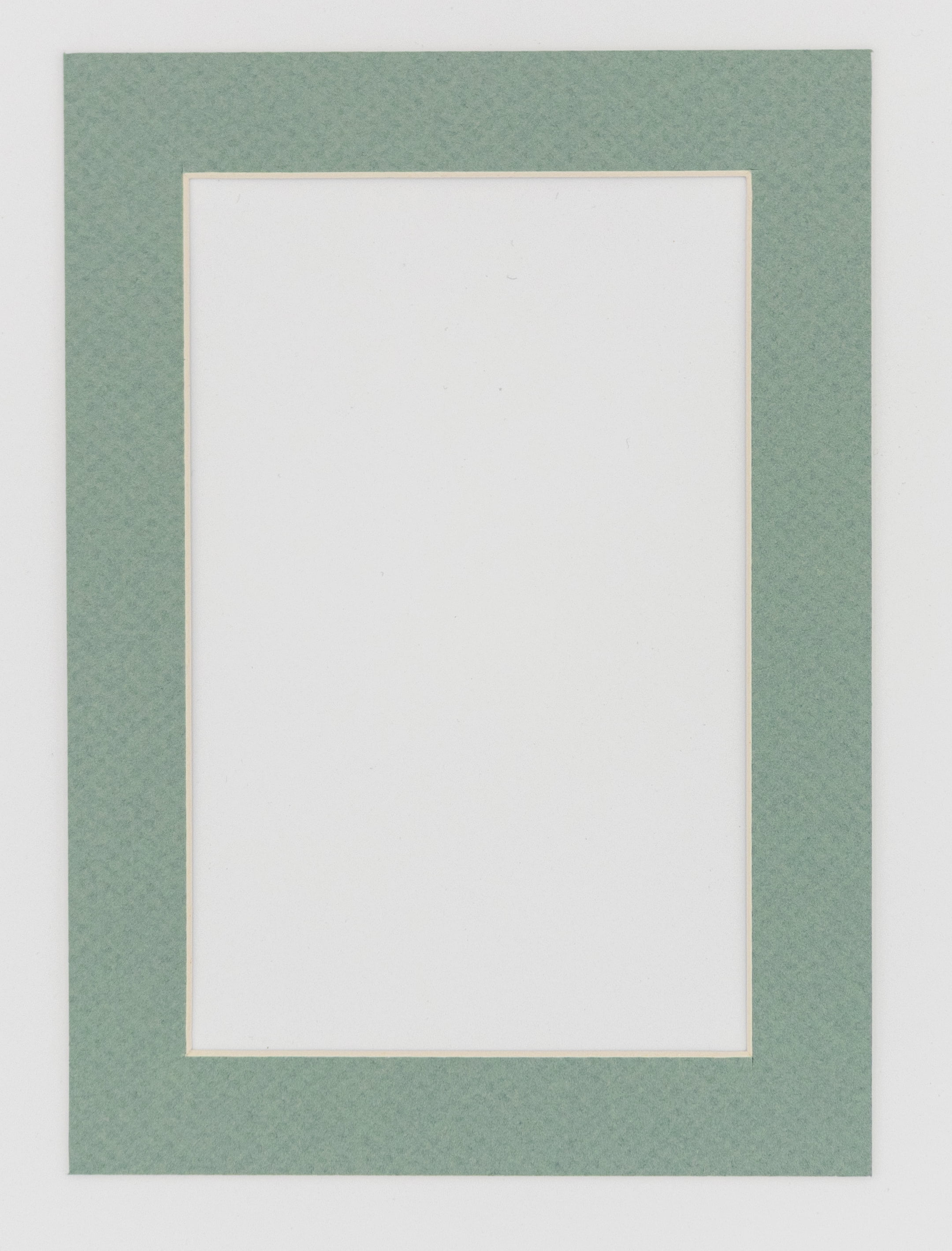 Seafoam Acid Free 11x14 Picture Frame Mats with White Core Bevel Cut