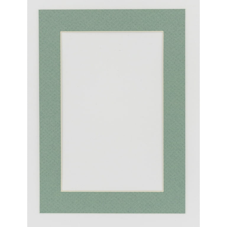 CustomPictureFrames.com Mid Grey Acid Free 18x24 Picture Frame Mats with  White Core Bevel Cut for