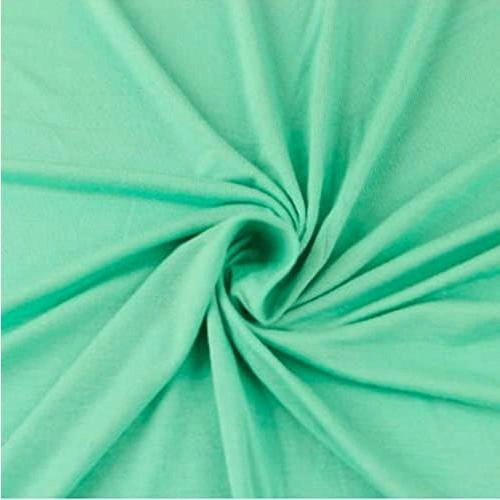 Seafoam Light D Rayon Jersey Stretch Knit Fabric By The Yard (Medium