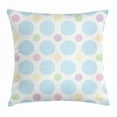 thumbnail image 1 of Seafoam Throw Pillow Cushion Cover, Colorful Pastel Polka Dots Abstract Arrangement Children Themed Circular Pattern, Decorative Square Accent Pillow Case, 20 X 20 Inches, Multicolor, by Ambesonne, 1 of 2