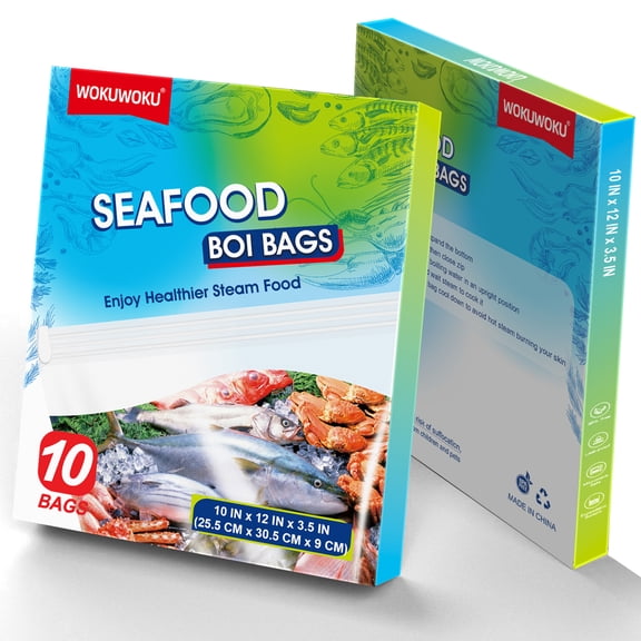 Seafood Boil Bags Large Size Boil Bag for Fish, Crab, Shrimp, and Veggies - Cooking and Storage bag