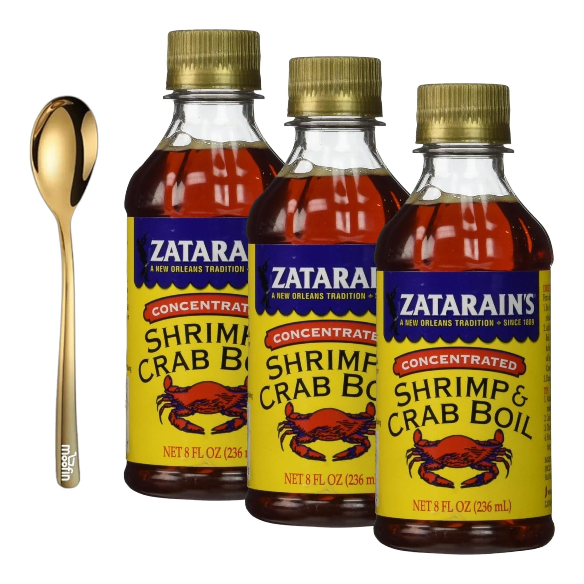 Seafood Boil Seasoning, 8 MMF7 Fluid Oz Liquid Crab Boil Shrimp Crab