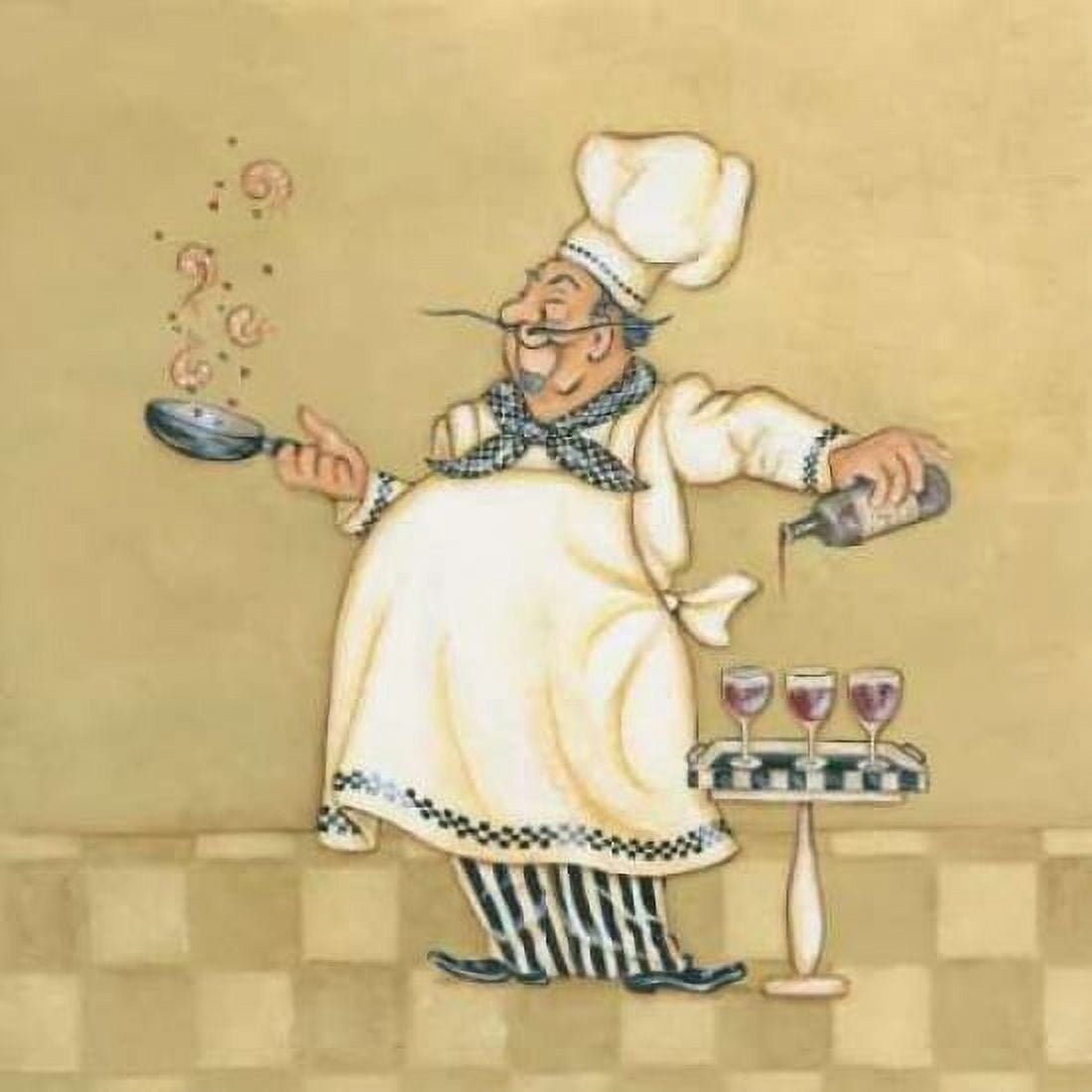 Seafood Chef Canvas Art - Stephanie Marrott (24 x 24)