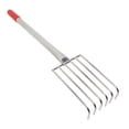 thumbnail image 1 of Raindrops Rake With Handle Silver Ergonomic Handle Weeding 1Pcs 22.4In, 1 of 6