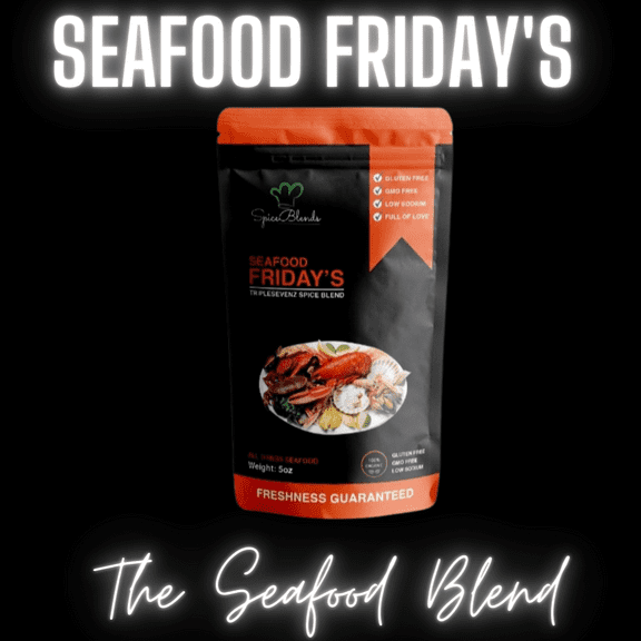 Seafood Friday's spice blend is the perfect way to add delicious flavor to your favorite seafood dishes. Special blend of herbs and spices, including paprika, garlic, and lemon pepper.