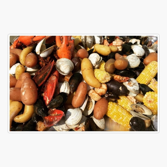 Seafood Lobster Clambake Sticker