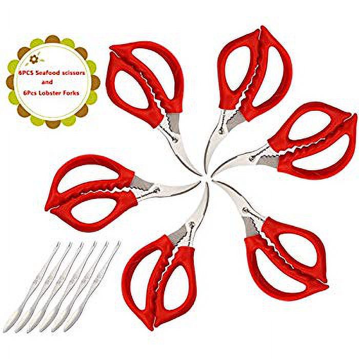 Seafood Scissors and Lobster Forks For Fish Crab Lobster Crab Lobster