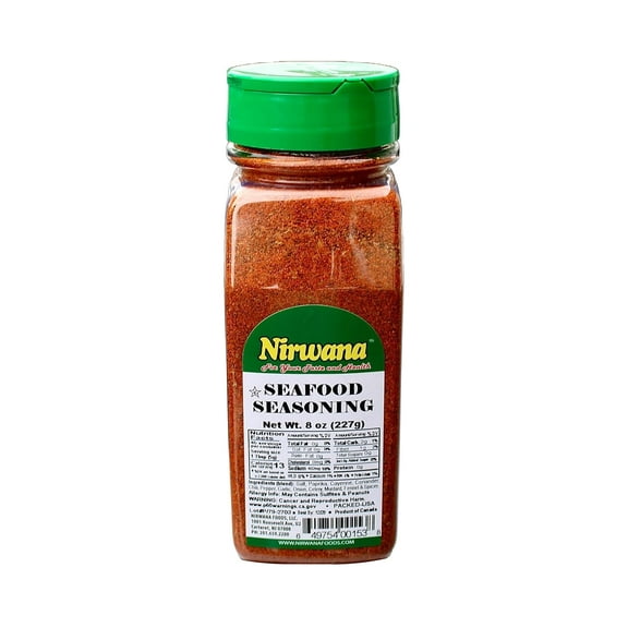Seafood Seasoning Bold & Savory Blend for Shrimp, Fish, Crab & More Perfect for Grilling, Boiling & Frying 8oz Jar