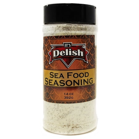 Seafood Seasoning by Its Delish, 14 oz. Medium Jar