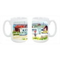 thumbnail image 1 of Seafood Shack for fresh shrimp Dishwasher Safe Microwavable Ceramic Coffee Mug, 1 of 1
