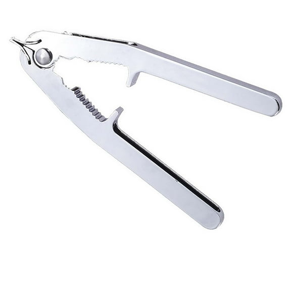 Seafood Shell Crab Opener Tool, Walnut Clam Cracker Kitchen Pliers, Stainless Steel Seafood Clamp Tool, Ergonomic Grip Shell Opener Tool, Multi Function Kitchen Seafood Tool
