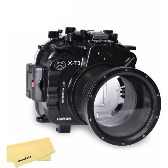 Seafrogs 40M/130FT Underwater Camera Housing Waterproof Case for Fujifilm X-T3