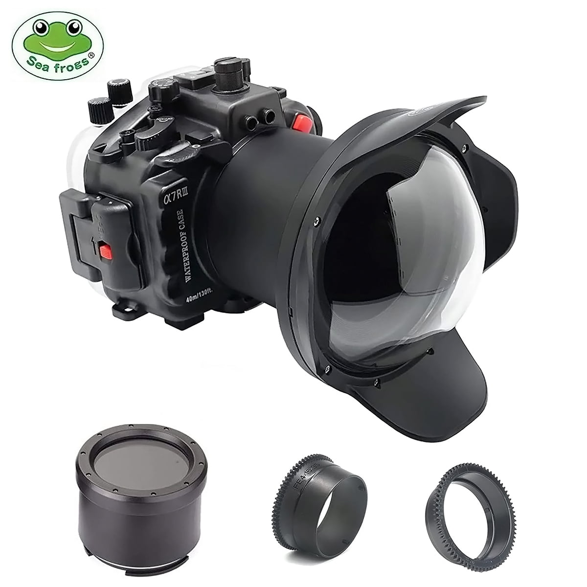 Seafrogs [40m/130ft] Underwater Camera Housing Diving Case w/ Standard